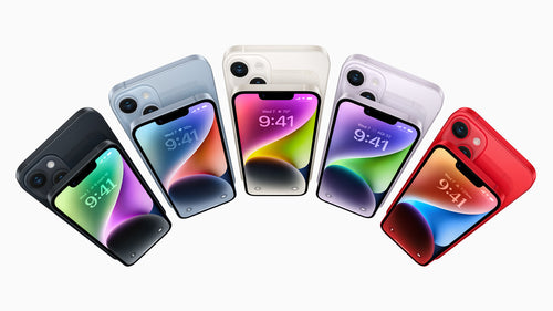 linha iPhone 14 e iPhone 14 Plus