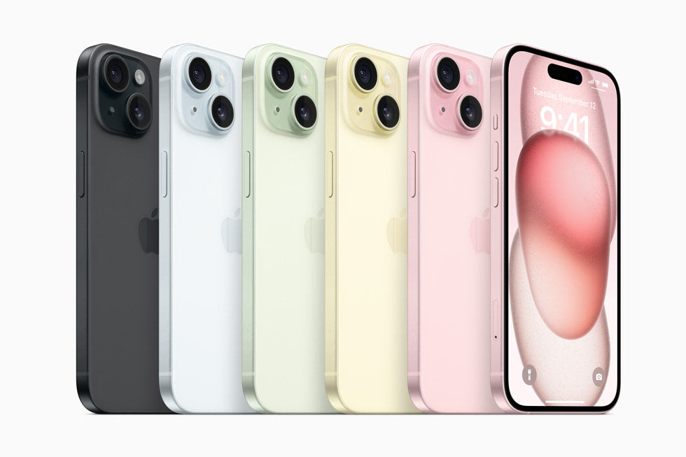 iPhone 15 cores disponíveis